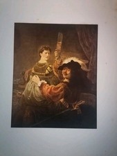 Kunstdrucke Dresdner Gemäldegalerie 1956 gedruckt Wolfen Bitterfeld Rembrandt