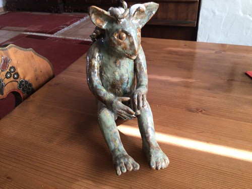 Keramik figur cm hoch - 24,