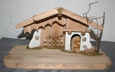 Krippe Weihnachten Holz 30 cm