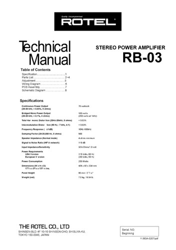 Service manual anleitung für - service,