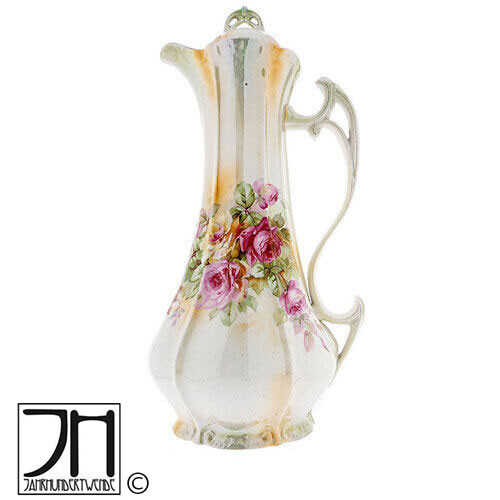 Jugendstil porzellan kanne - jugendstil,