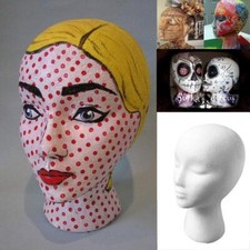 Female Foam Mannequin Head For