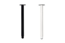 IKEA verstellbares Tischbein OLOV von 60-90 cm weiß o. schwarz - inkl. Schrauben