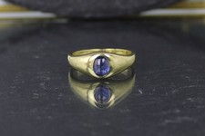 Saphirring, Goldring mit