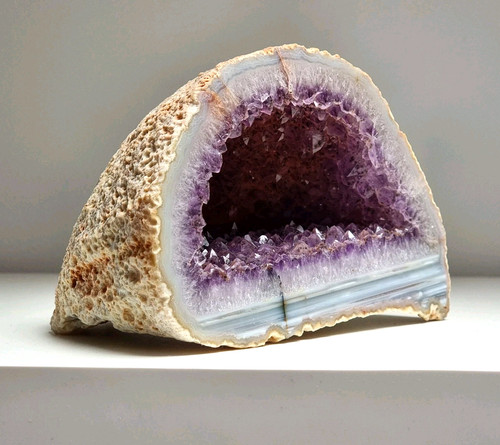 Amethyst druse geode mineral - amethyst,