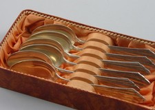 6 Teelöffel Fächermuster