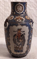 Steingut Schwere Prunkvase