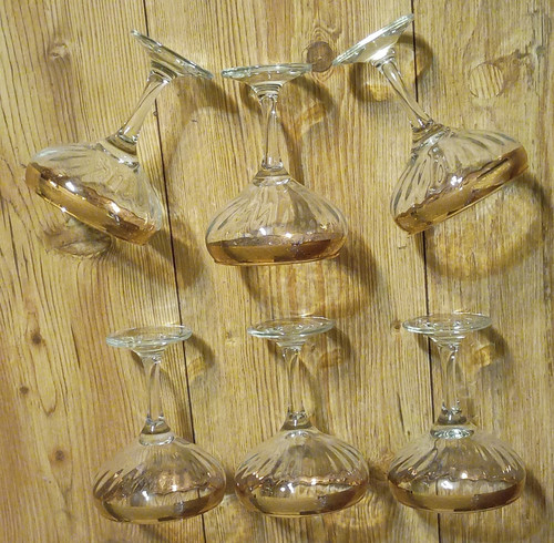 Sektschalen aus glas - 6x,
