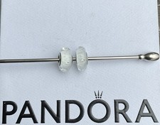 PANDORA Charm Murano Weiß