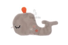 babylove Knistertuch Wal grau