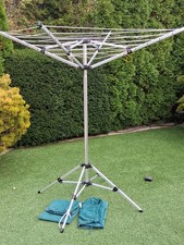 Wäschespinne Alu Camping Balkon ca. 14,50 m Leine