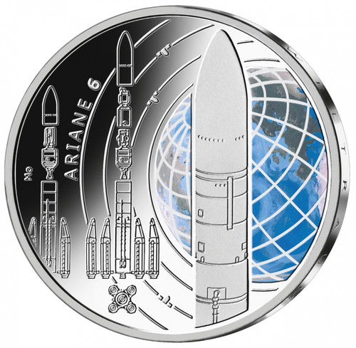 Ariane euro farbmünze - ariane,