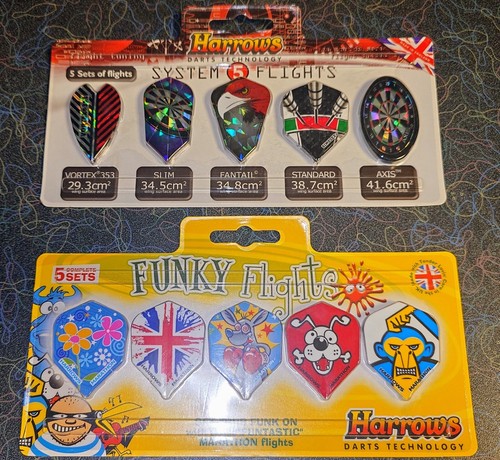 Dart flyer set mix - fun, harrows