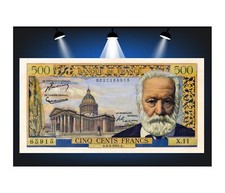 Banknote 500 francs victor - 500, francs,