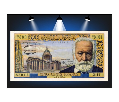 Banknote 500 francs victor - 500,