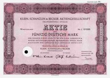 Klein Schanzlin Becker 1967