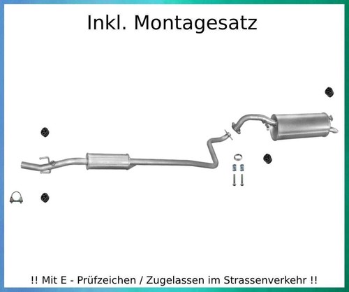 Auspuffanlage für toyota - für,