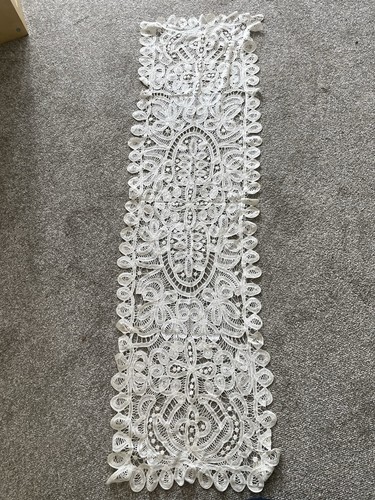 Vintage handarbeit weiß - handarbeit,