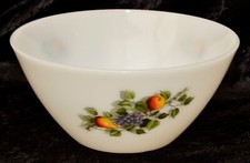 große Schüssel  Milchglas