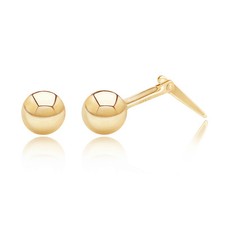 Kugelstecker 9 kt Gelbgold 2,5