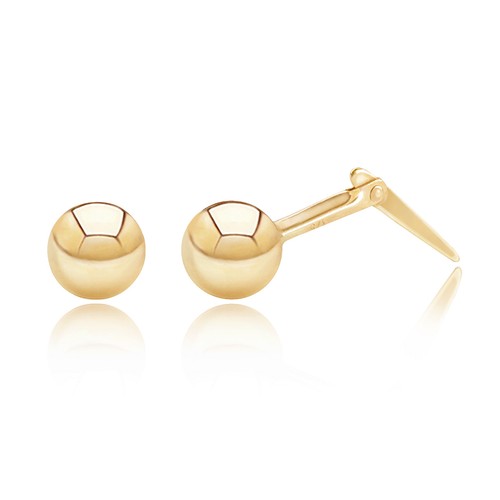 Kugelstecker gelbgold 2 5 - 9,