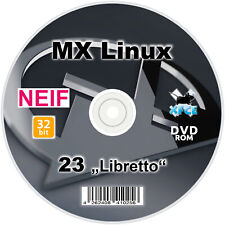 MX Linux 23 "Libretto" 32 Bit Deutsch auf DVD oder USB-Stick - Install und Live