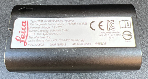 Leica geosystems geb222 akku - leica,
