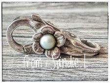 ??? TROLLBEAD  Blumen Verschluss mit Perle RAR ???