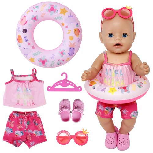 Puppen bade set teilig - bade-set, für