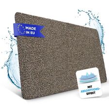 Fußmatte aus saugstarker Baumwolle - für innen und außen, waschbar, rutschfest