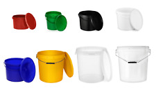 Eimer mit Deckel 0,5 1 3 5 10 20 30 L Liter Leereimer Kübel lebensmittelecht