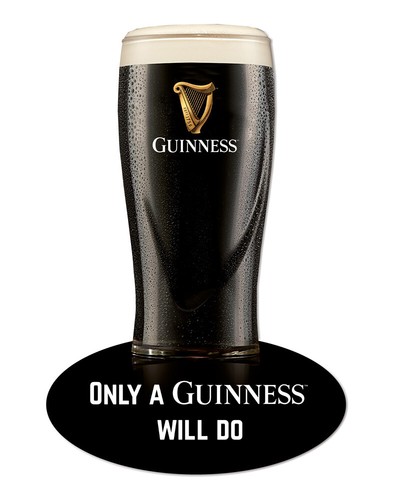 Guinness blechschild 5x48 5 - guinness, 32,5x48,5