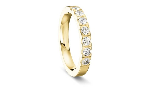 585 gold damenring diamanten - 585,