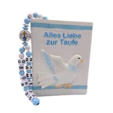 Spardose Buch "Zur Taufe"  – personalisiert mit Namen und Taufdatum