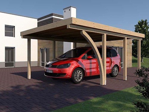 Carport flachdach imola 400 - carport,