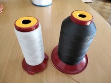 zwirn reißfest  weiss und grün