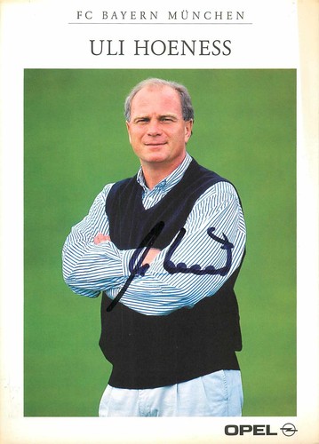 Autogramm uli hoeness - uli,