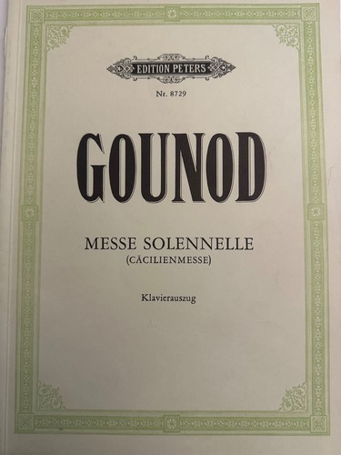 Gounod messe solennelle - gounod,,