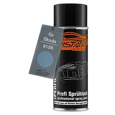 Autolack Spraydose für Skoda 9155 Polar Blau Metallic Modra Polar Metallic