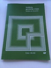 Noten für gemischten Chor - Raritäten der Romantik - Carus Verlag