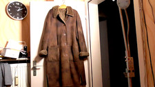 Echtes LEDER + LAMMFELL LUXUS MANTEL  Gr. 44 Damen   traumhaft warm und schön