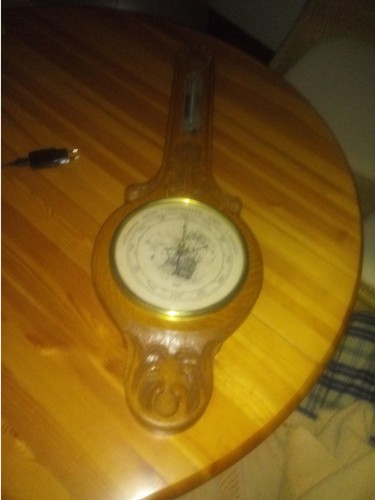 Antikes barometer mit - ,