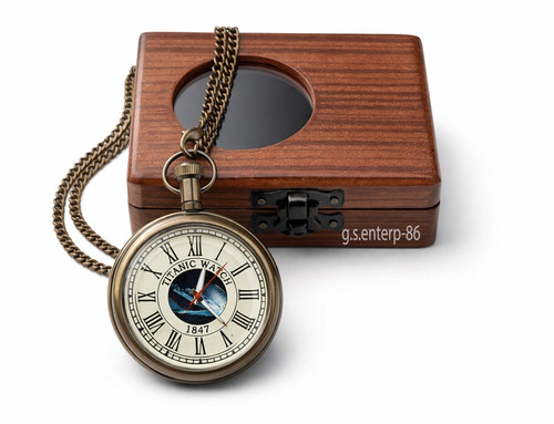 Messing taschenuhr antik - taschenuhr,