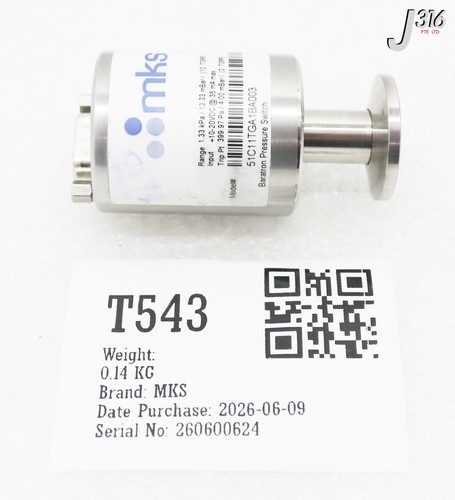 T543 mks baratron - t543,