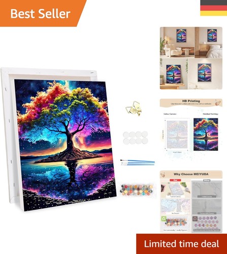Malen nach zahlen set baum - nach, des