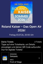 Roland Kaiser Tickets Karten