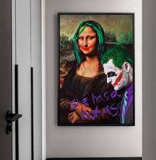 Joker und Mona Lisa Kunst Bild