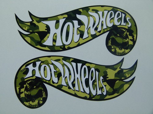 Hotwheels aufkleber sticker - 2x,