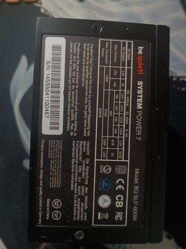 Quiet system power 7 - power, 600w