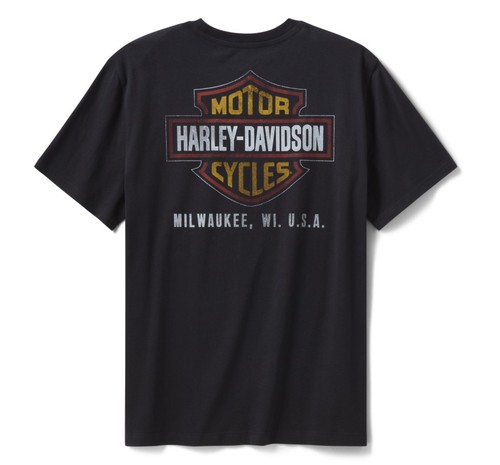 Harley davidson shirt stars - harley-davidson, t-shirt